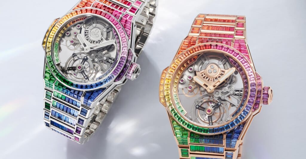 Hublot's Latest Big Bang Gold Watch Brings Luxury Rainbow Vibes - Maxim
