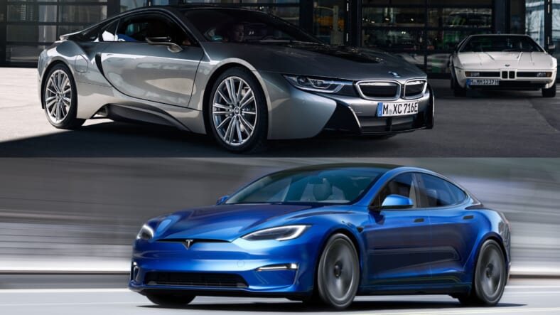Instagram EVs BMW i8 and Tesla Model S Promo