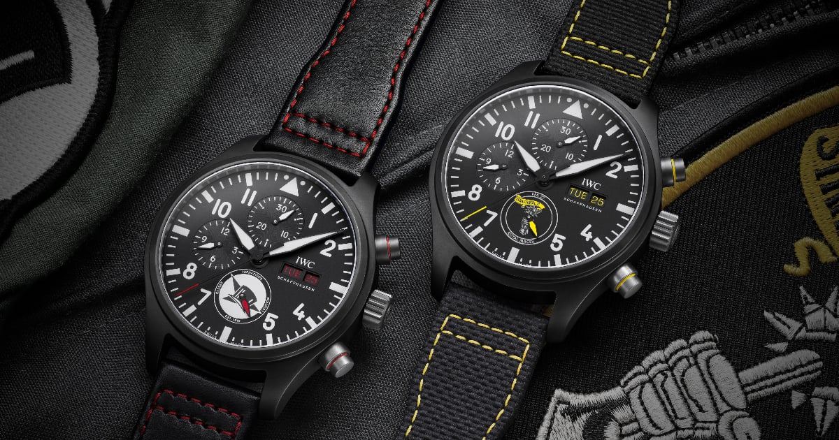 IWC Launches Pilot's Watches Inspired By U.S. Navy Squadrons Maxim