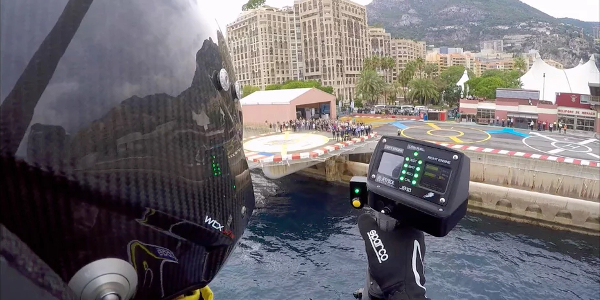 Mayman peers back at the pier (Photo: JetPack Aviation)