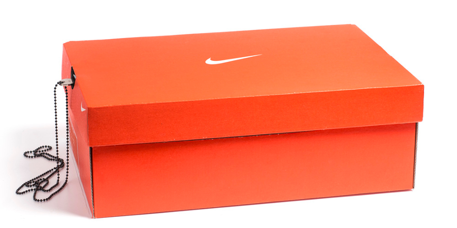 Mandem Nike shoebox safe.jpg This shoebox hides a steel-lined safe (Photo: The Mandem Safe)