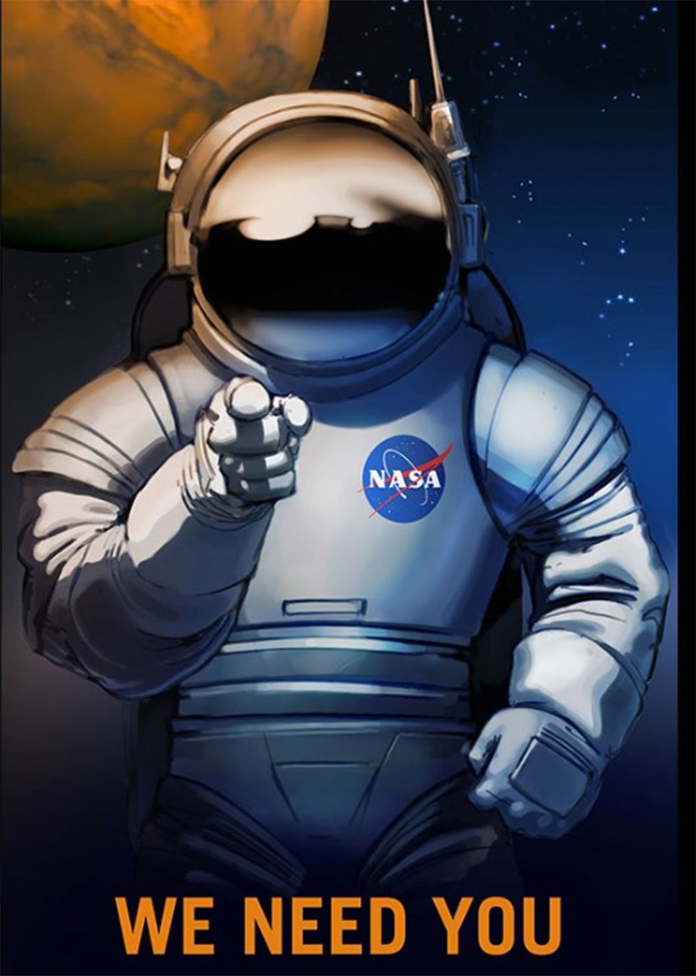 NASA Mars recruitment poster. (Photo: NASA)