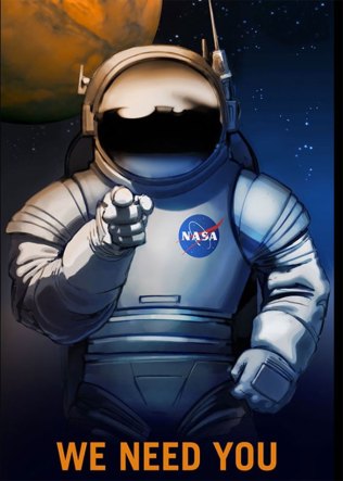 NASA Mars recruitment poster. (Photo: NASA)