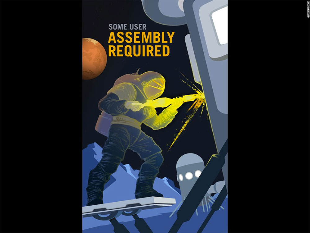 Mars Mission recruitment poster. (Image: NASA)