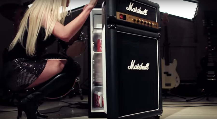 The Marshall Fridge rocks 4.4 cubic feet of cooling power (Photo: XMC Branded Products)