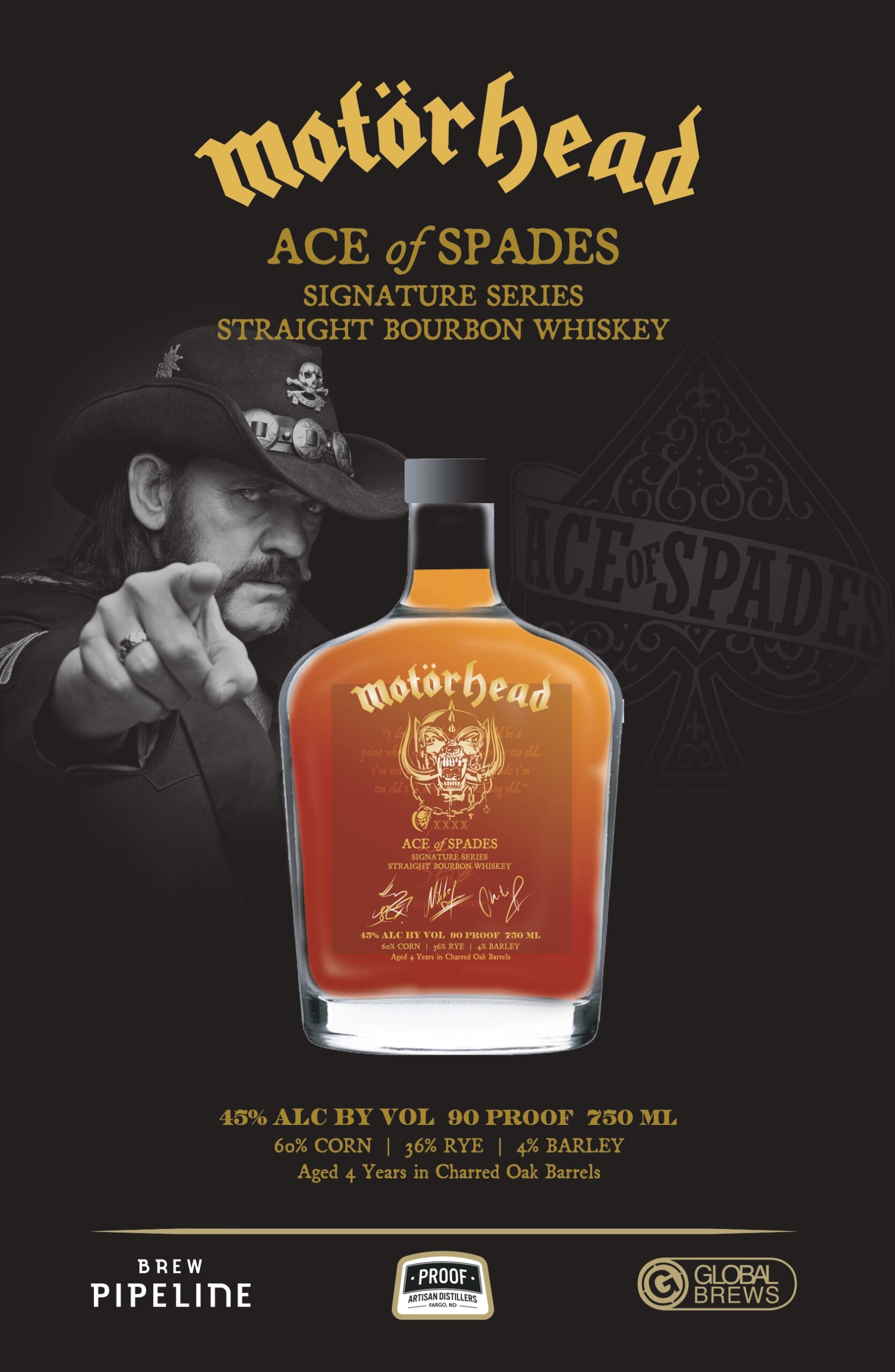 Motorhead Ace of Spades Straight Bourbon Whiskey