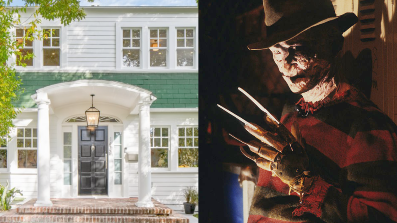 Nightmare on Elm Street House in Los Angeles, CA and Robert Englund as Freddy Krueger