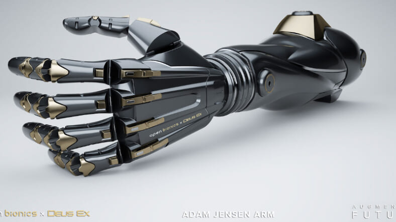 Open Bionics' "Deus Ex" Adam Jensen arm (Photo: Augmented Future)