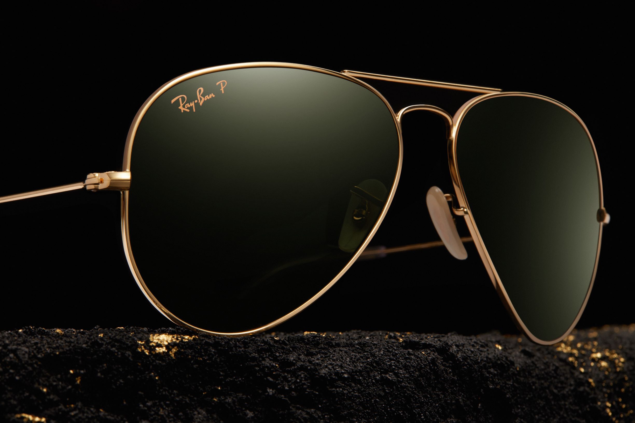 Ray-Ban's Iconic Aviator Sunglasses Are Now Available With Solid Gold ...