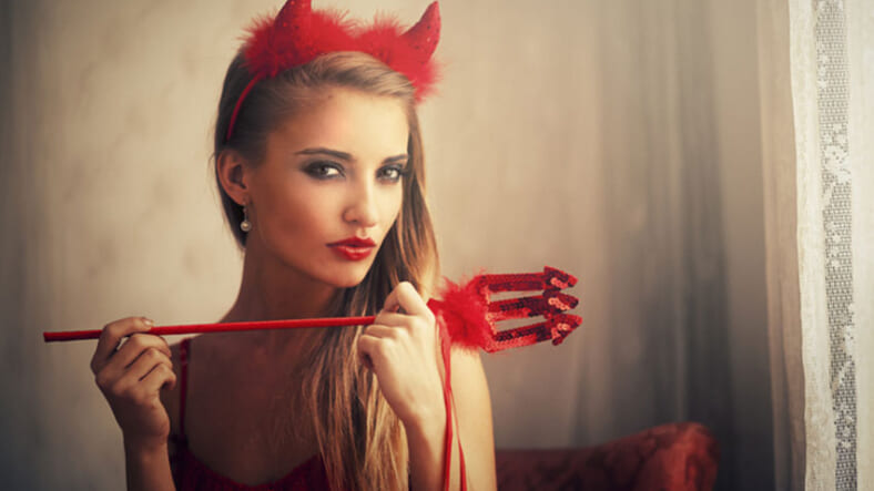 Red devil girl Getty Images