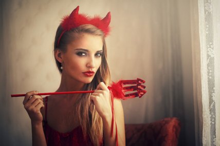 Red devil girl Getty Images