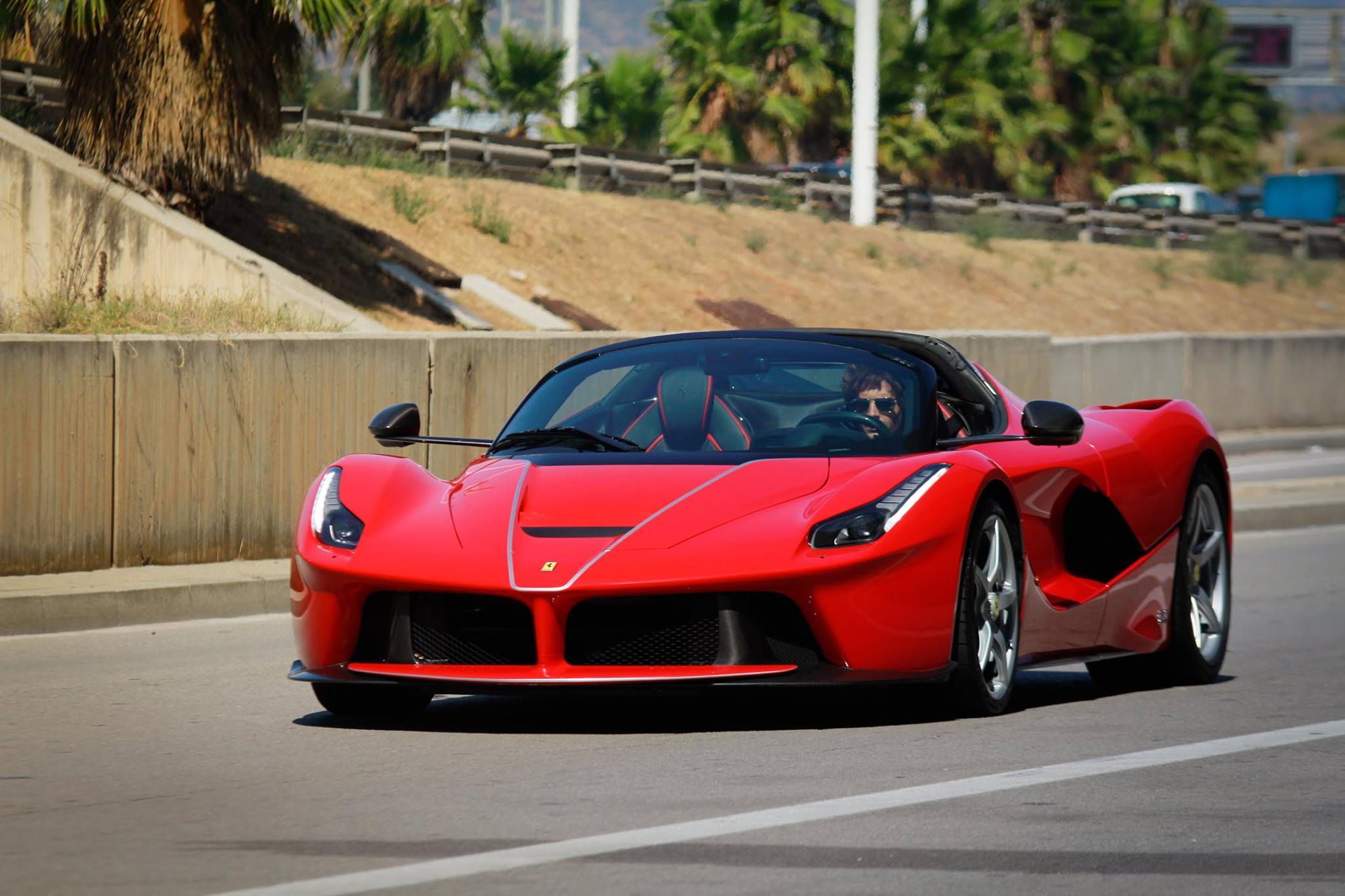 Red Ferrari LaFerrari Aperta front.jpg