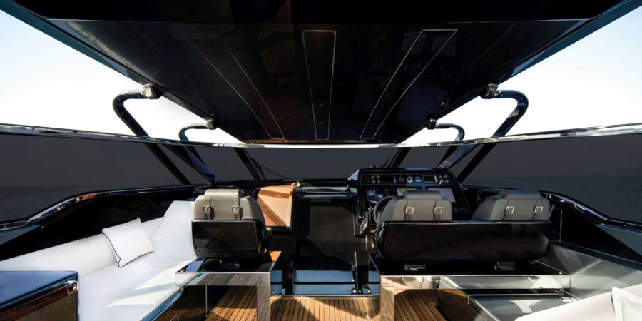 The interior, as shaded (Photo: Ferretti Group)