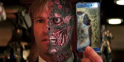 Samsung's investigating the potential faultiness of new Note 7 models (Photo: Imgur via BroBible)