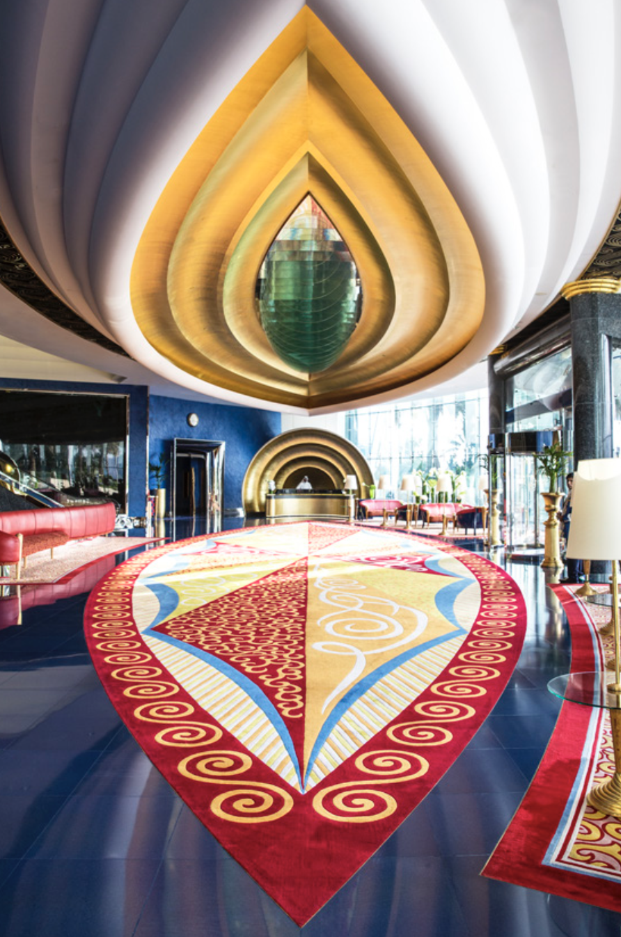 Screen Shot 2021-09-27 at 3.08.55 PM Inside the lobby of Burj Al Arab.