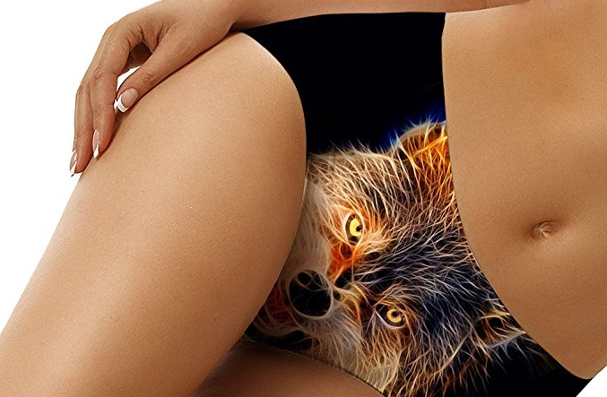 Wolf Print Panties [Amazon]