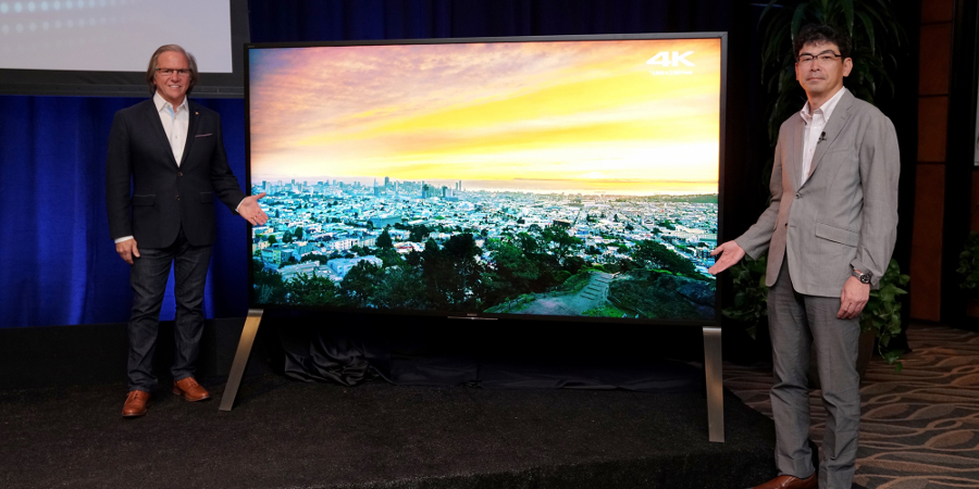 Sony's 100-inch Z9D 4K HDR with Android TV (Photo: Sony)