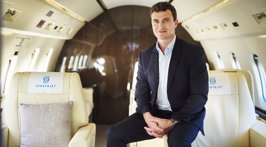 Founder and CEO Jonny Nicol is a former British Armed Forces officer and pilot (Photo: Stratajet)