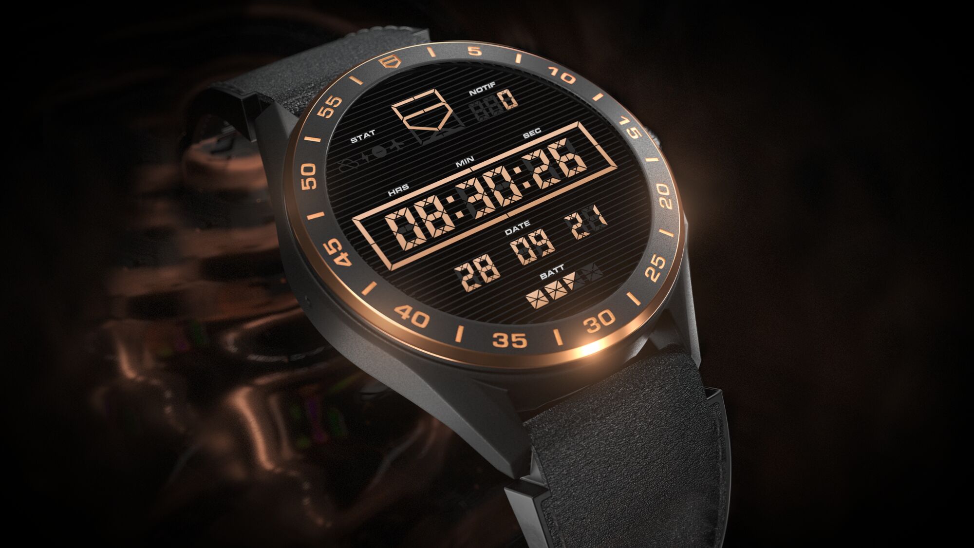 The Tag Heuer Bright Black Edition Brings Luxury To the Smartwatch