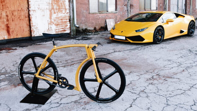 The Lambo-inspired Viks Gran Turismo commuter bike (Photo: Felix Laasme/Hooligan Hamlet)