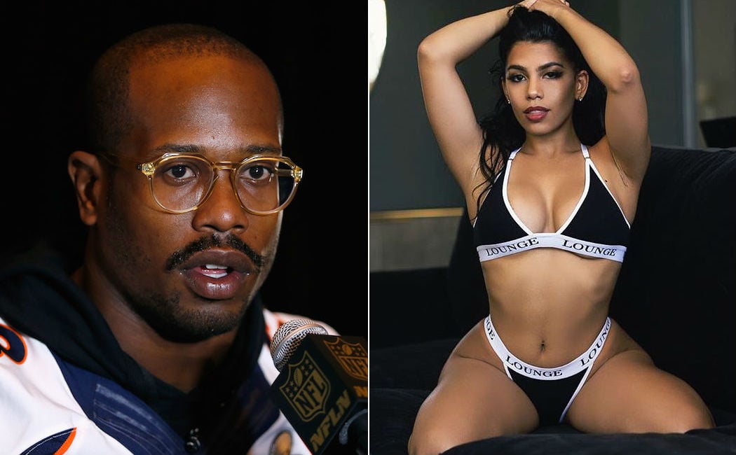 This Bombshell Uses the Sex Tape She Made With Von Miller to Masturbate.