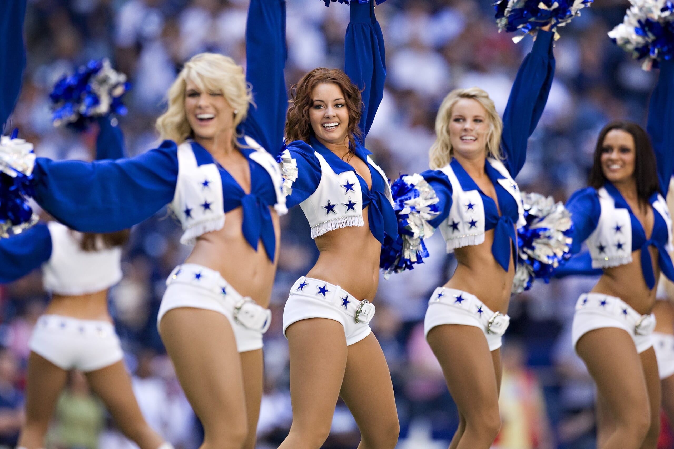 Dallas Cowboys Cheerleaders [Getty/Wesley Hitt]