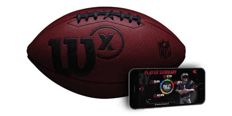 The Wilson X Connected Football launches 9/8 for $200 (Photo: Wilson Sporting Goods)