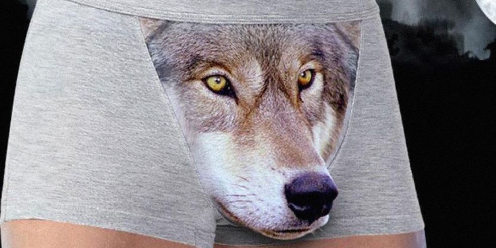Make Your Junk Look Truly Wild With Wolf Print Underwear - Maxim
