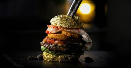 World's Most Expensive Burger De Daltons Golden Boy Promo