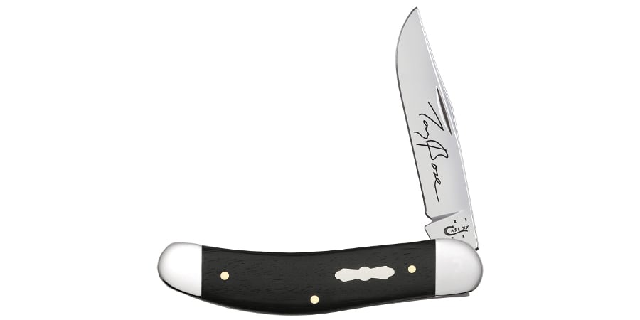 WR Case Tony Bose pocket knives - Smooth Ebony Wood Sowbelly.jpg The Smooth Ebony Wood Sowbelly (Photo: W.R. Case & Sons Cutlery Co.)