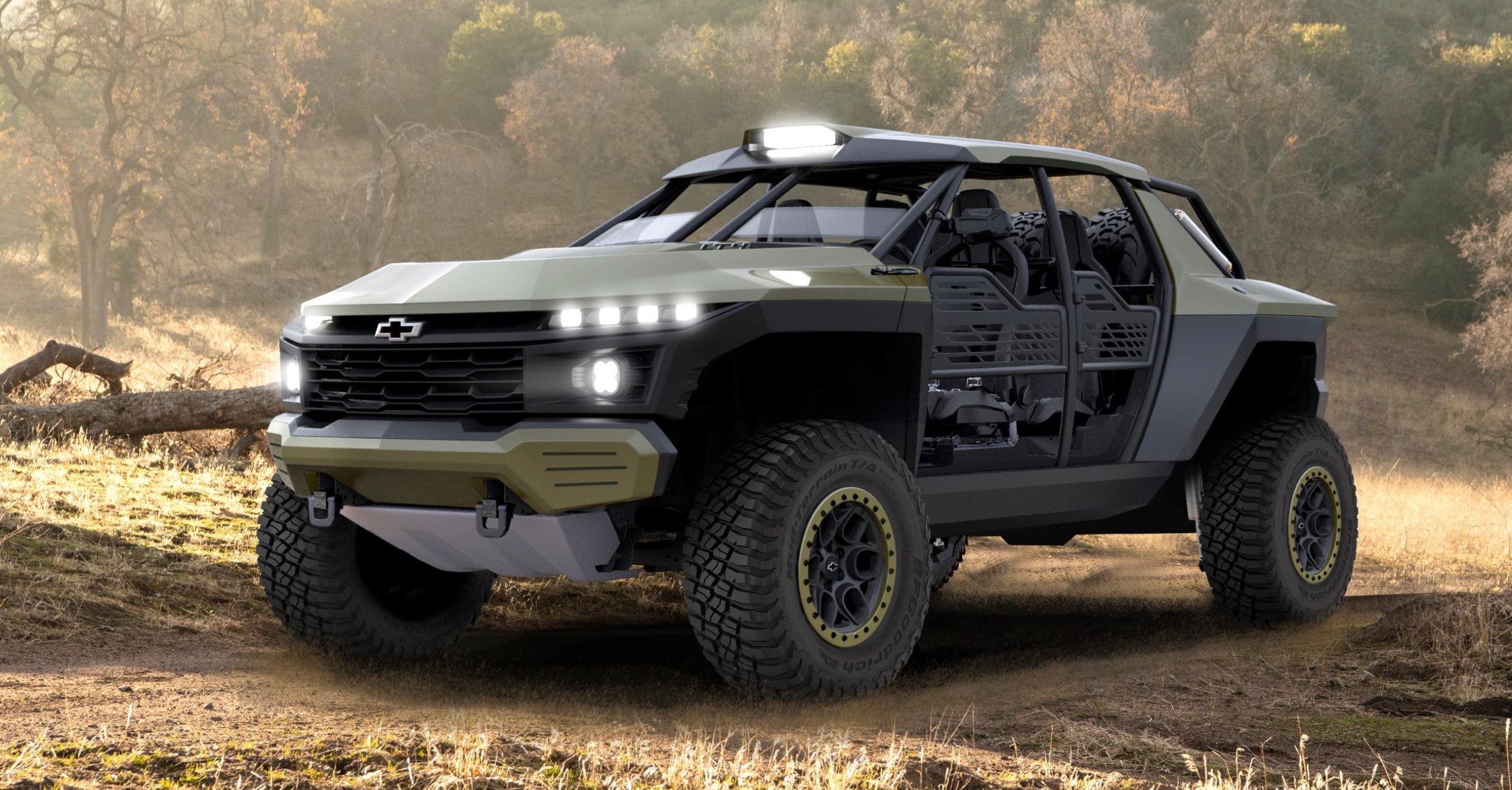 This 650-HP Chevy Beast Concept Truck Is Being Compared to 'Halo