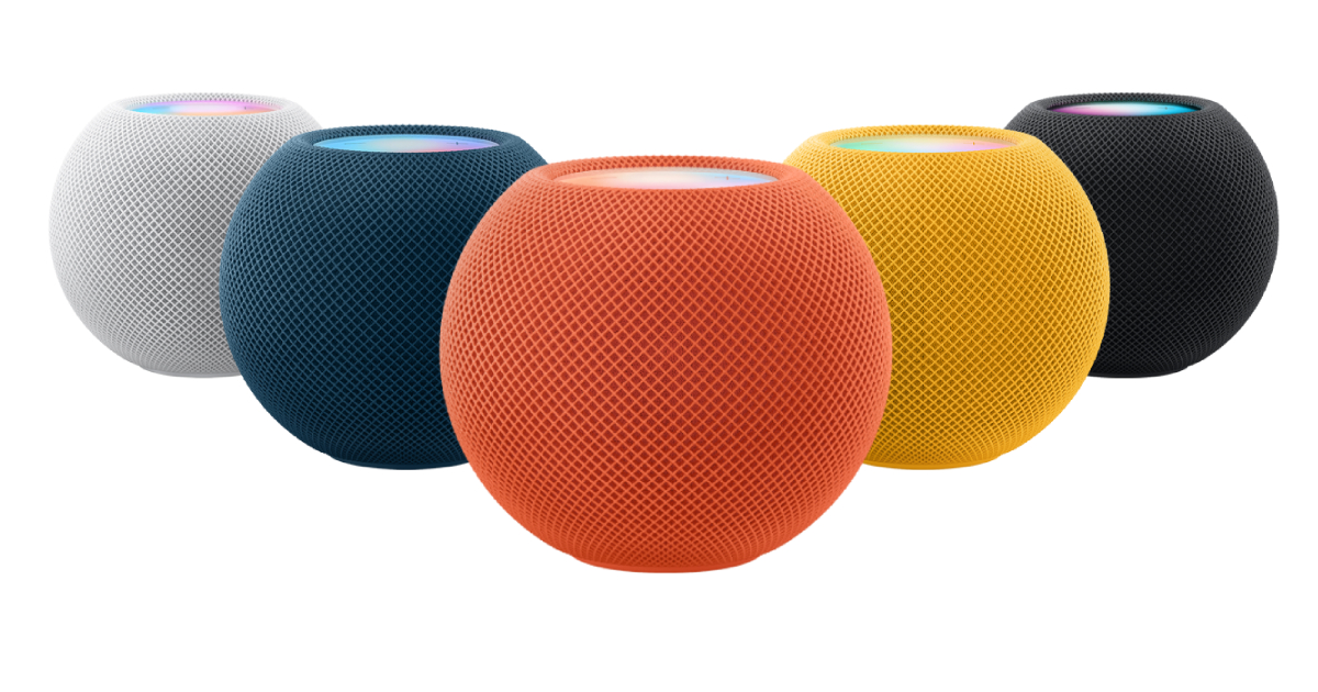 Apple HomePod Mini 2021 Colors