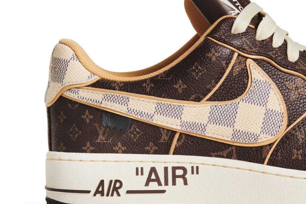 Louis Vuitton x Nike Air Force 1 $350,000 Auction