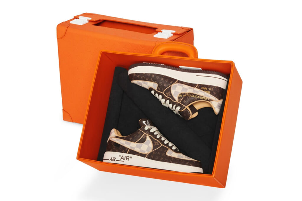 Louis Vuitton x Nike Air Force 1 $350,000 Auction