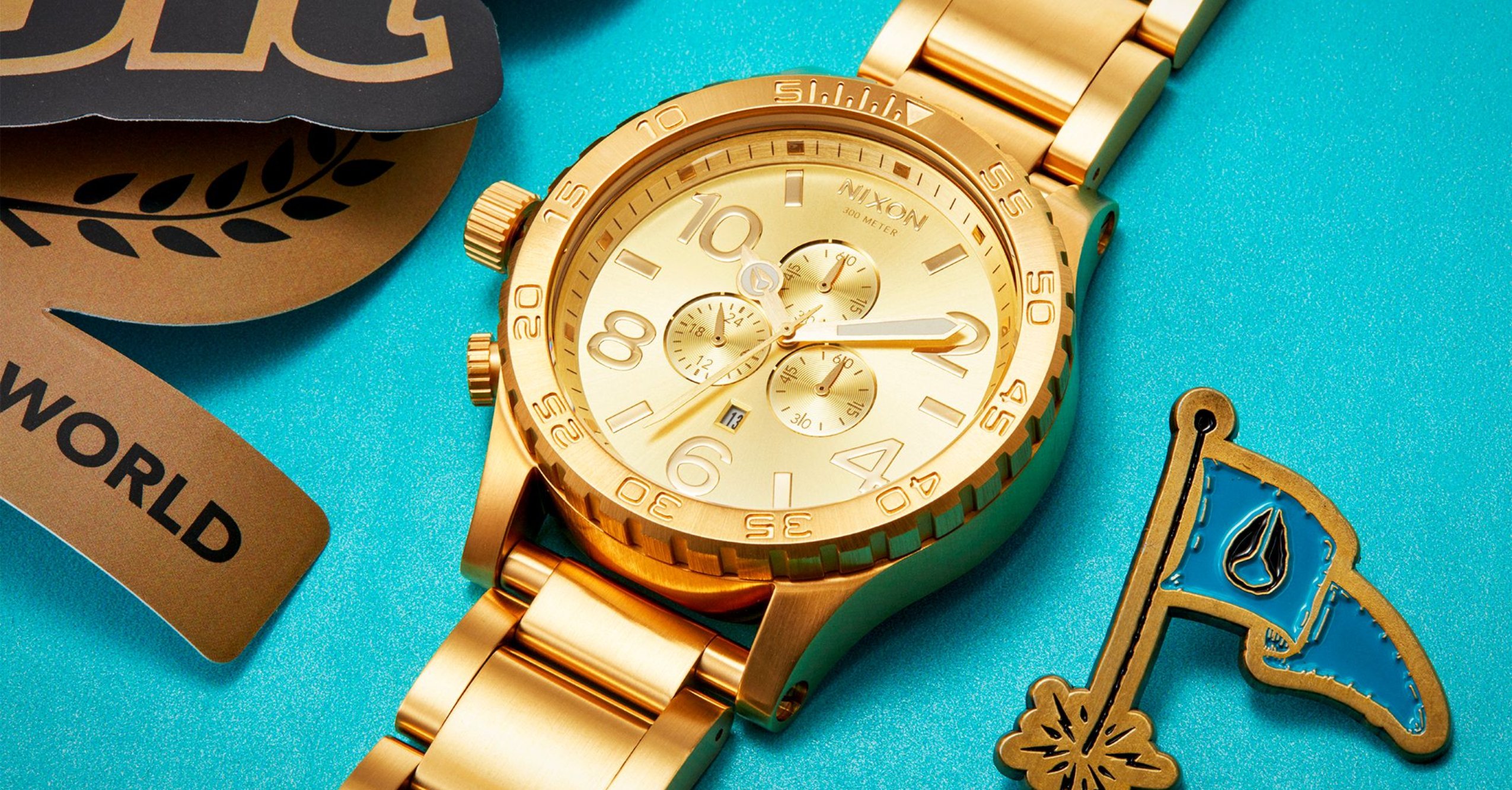 Nixon Goes For Gold Medal Glory With Customizable Chronograph Watch Maxim