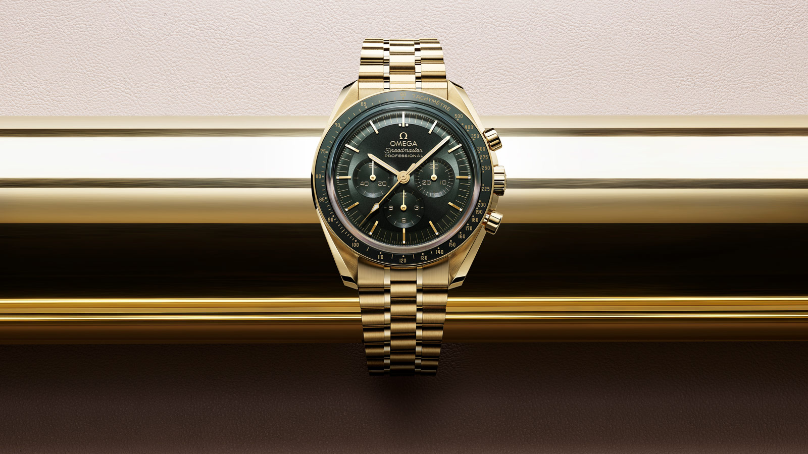Omega Gets Glam With Revamped 'Moonshine Gold' Speedmaster - Maxim