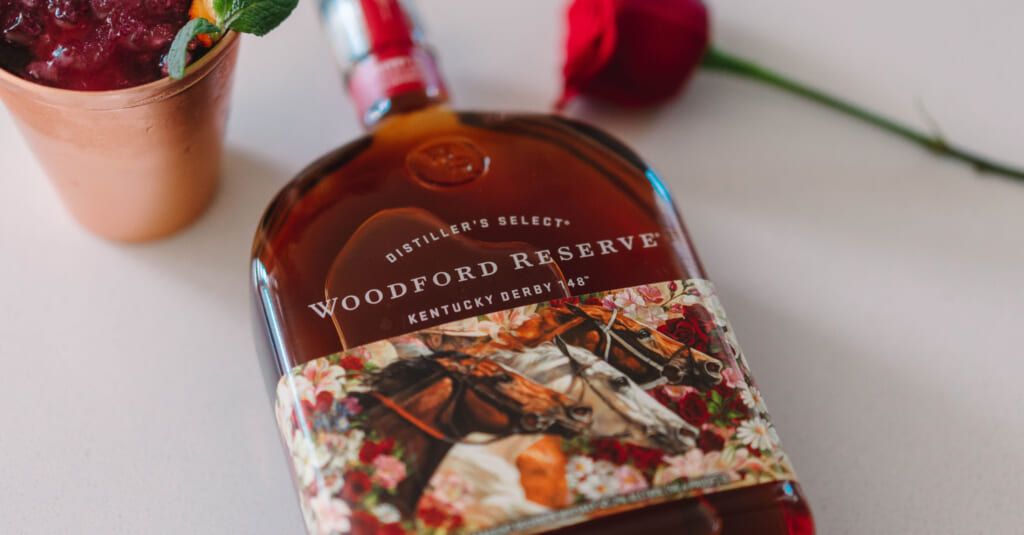 Woodford Reserve Bourbon Debuts 2022 Kentucky Derby Bottle Maxim