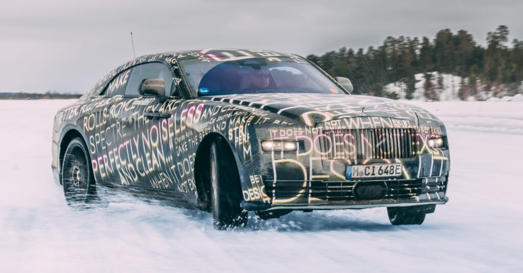 Rolls Royce Spectre Promo Watch The First All-Electric Rolls-Royce Take On Arctic Temps In Winter Testing