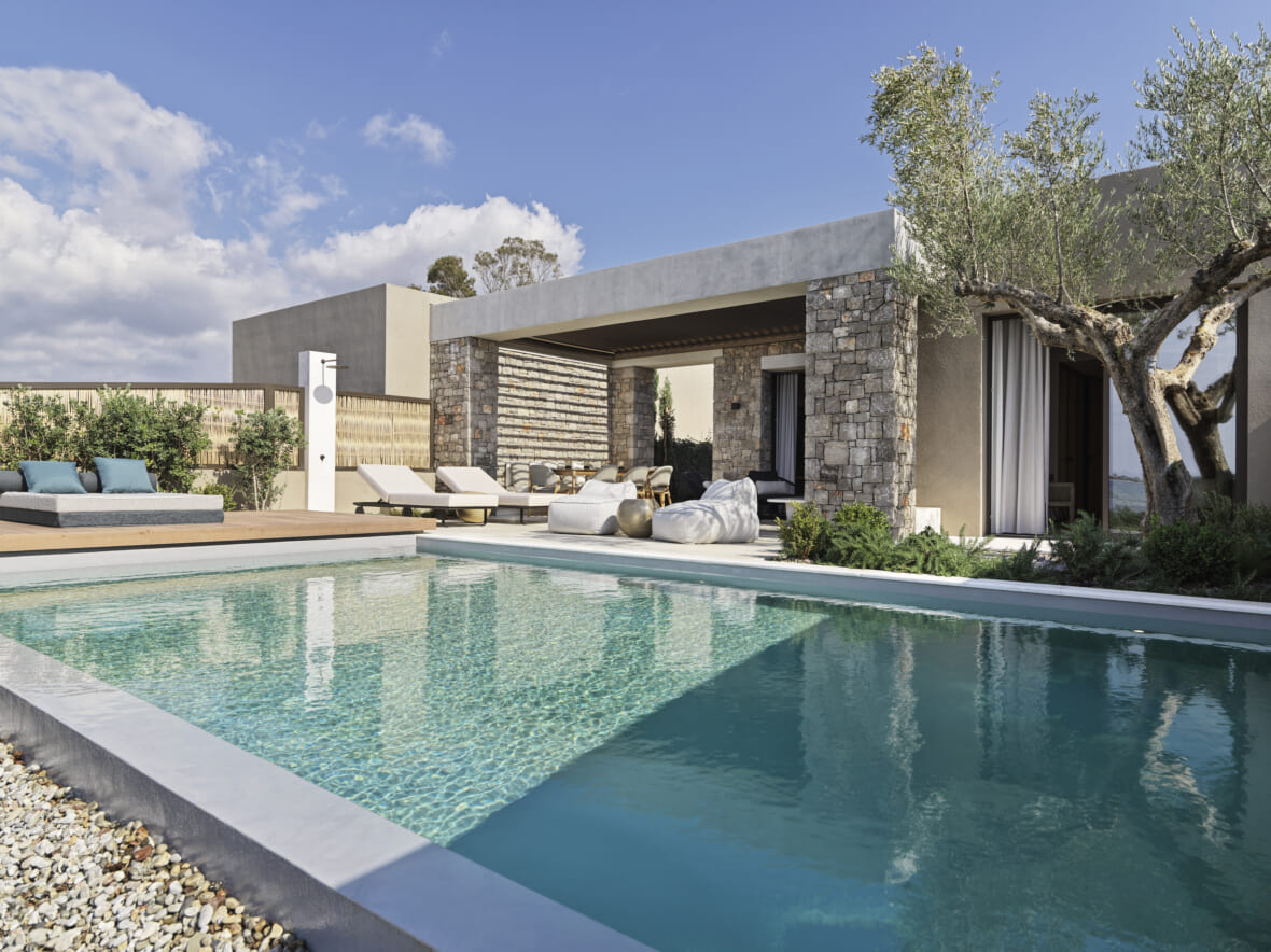 1 Open Beachfront Infinity Villa High 1 Check Into Greece's Coolest New Coastal Hotel