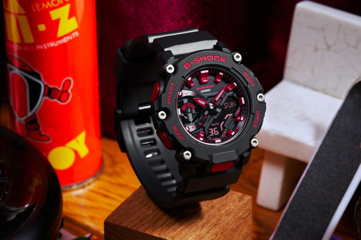 G SHOCK GA 2200 Upgrade Your Wrist Game In 2023 With G-SHOCK's Ignite Red