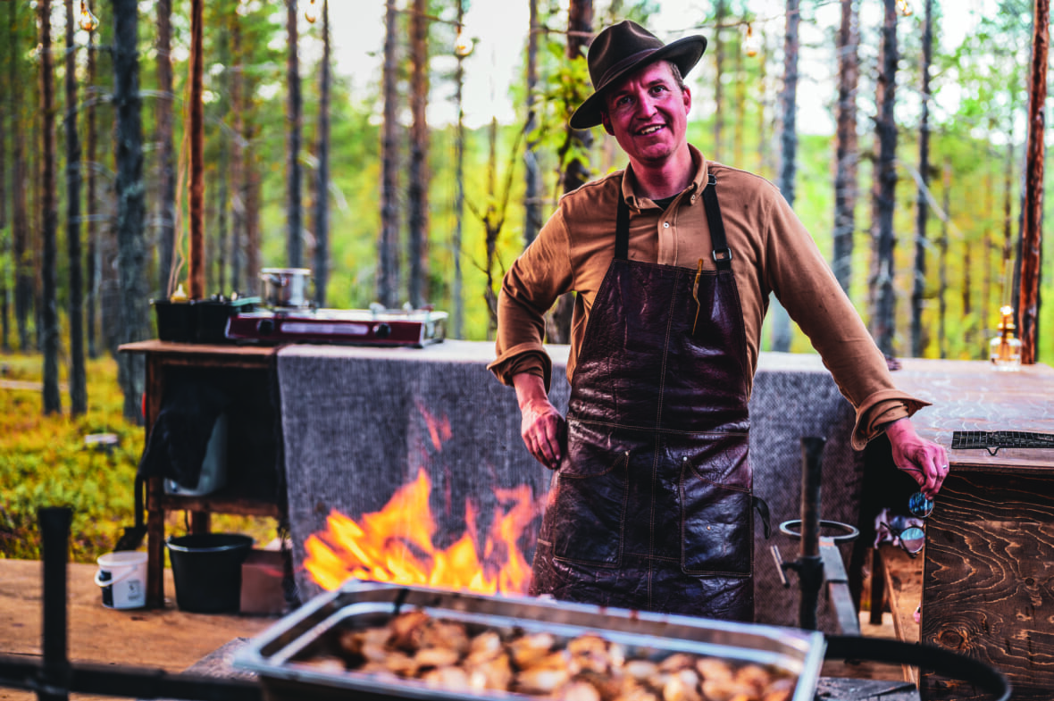 Stars du Nord 11 Michelin-Starred Chefs Serve Rustic 9-Course Tasting Menu Under Sweden's Northern