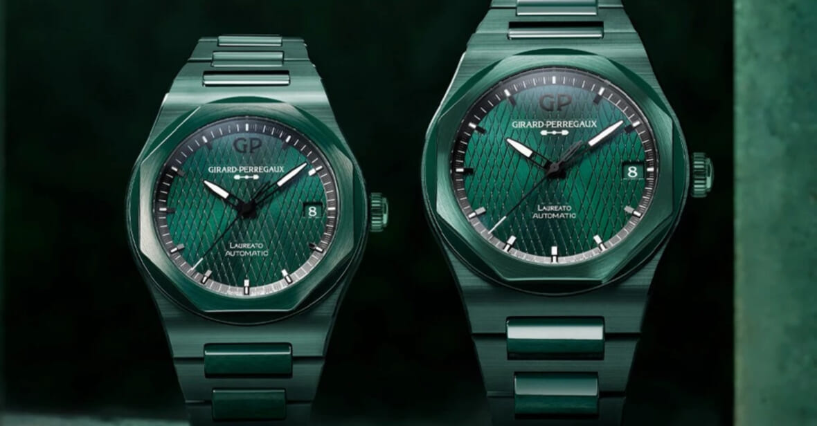 Aston Martin Gp Watch Feature Aston Martin &Amp; Girard-Perregaux Launch Sporty Green Ceramic Watches