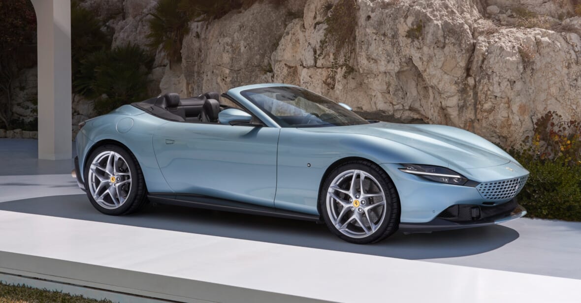 Ferrari Roma Spider Promo The 2024 Ferrari Roma Spider Gets Marque'S First Soft Top