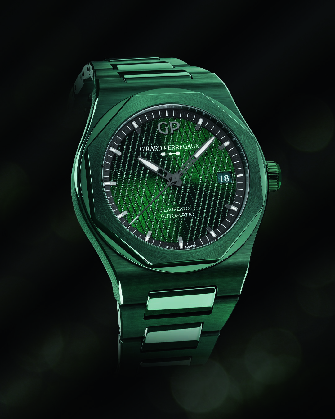 Jpeg Bd Press Pr 81005 32 3080 1Cx Aston Martin &Amp; Girard-Perregaux Launch Sporty Green Ceramic Watches