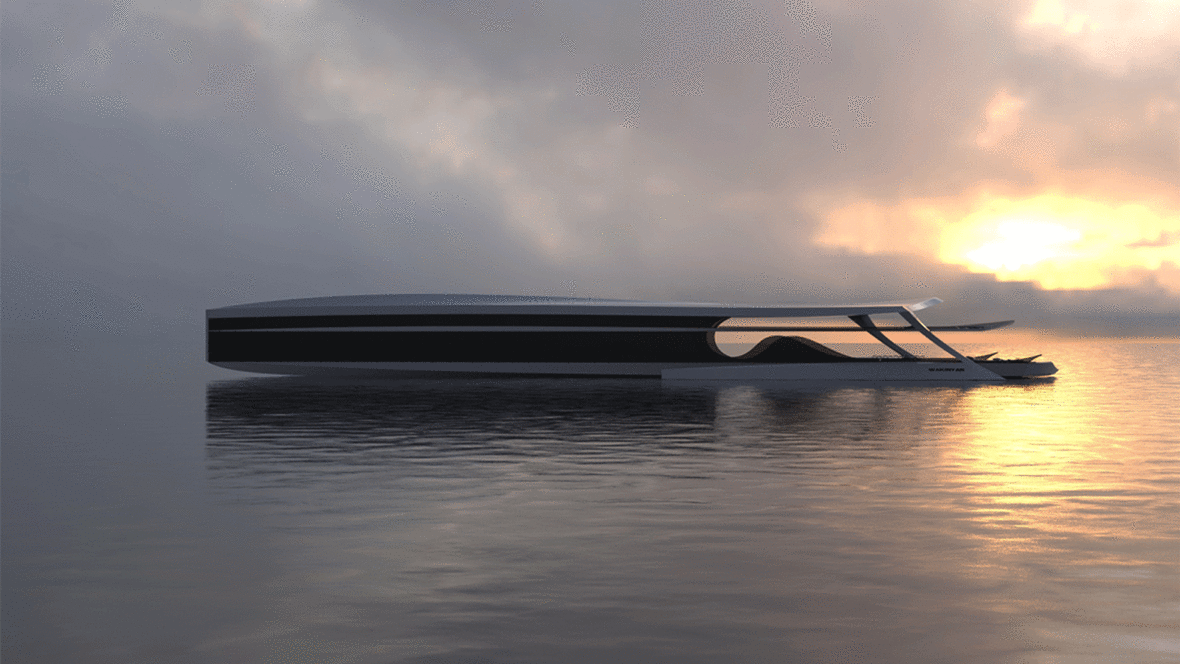 Aras Kazar Wakinyan 3 The 'Thunder Bird' Superyacht Concept Is A 427-Foot Stunner
