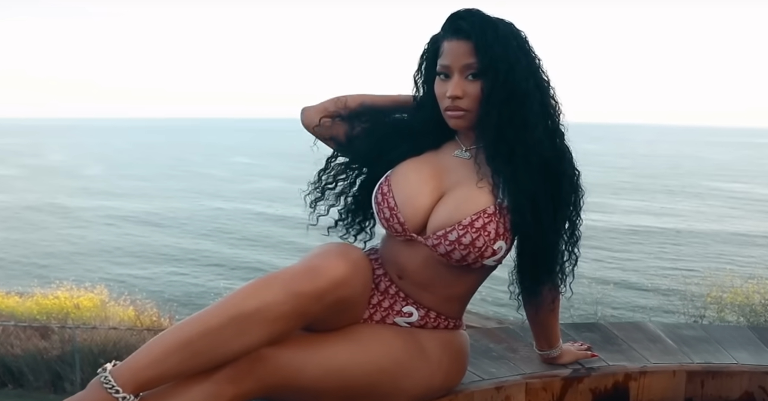 Nicki Minaj Flaunts Queen Of Rap Curves In Music Video For Red Ruby Da Sleeze Adult Picture