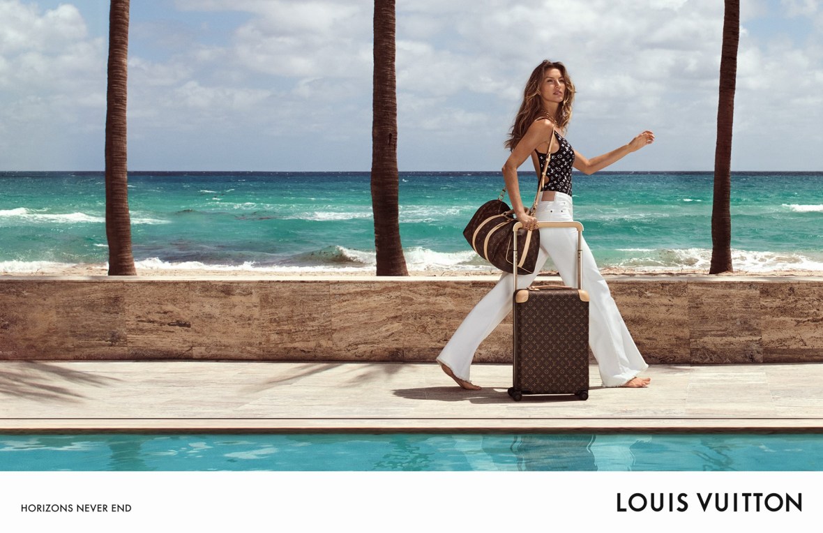 Gisele Bündchen Heats Up Louis Vuitton's Beachy New Luggage Campaign - Maxim