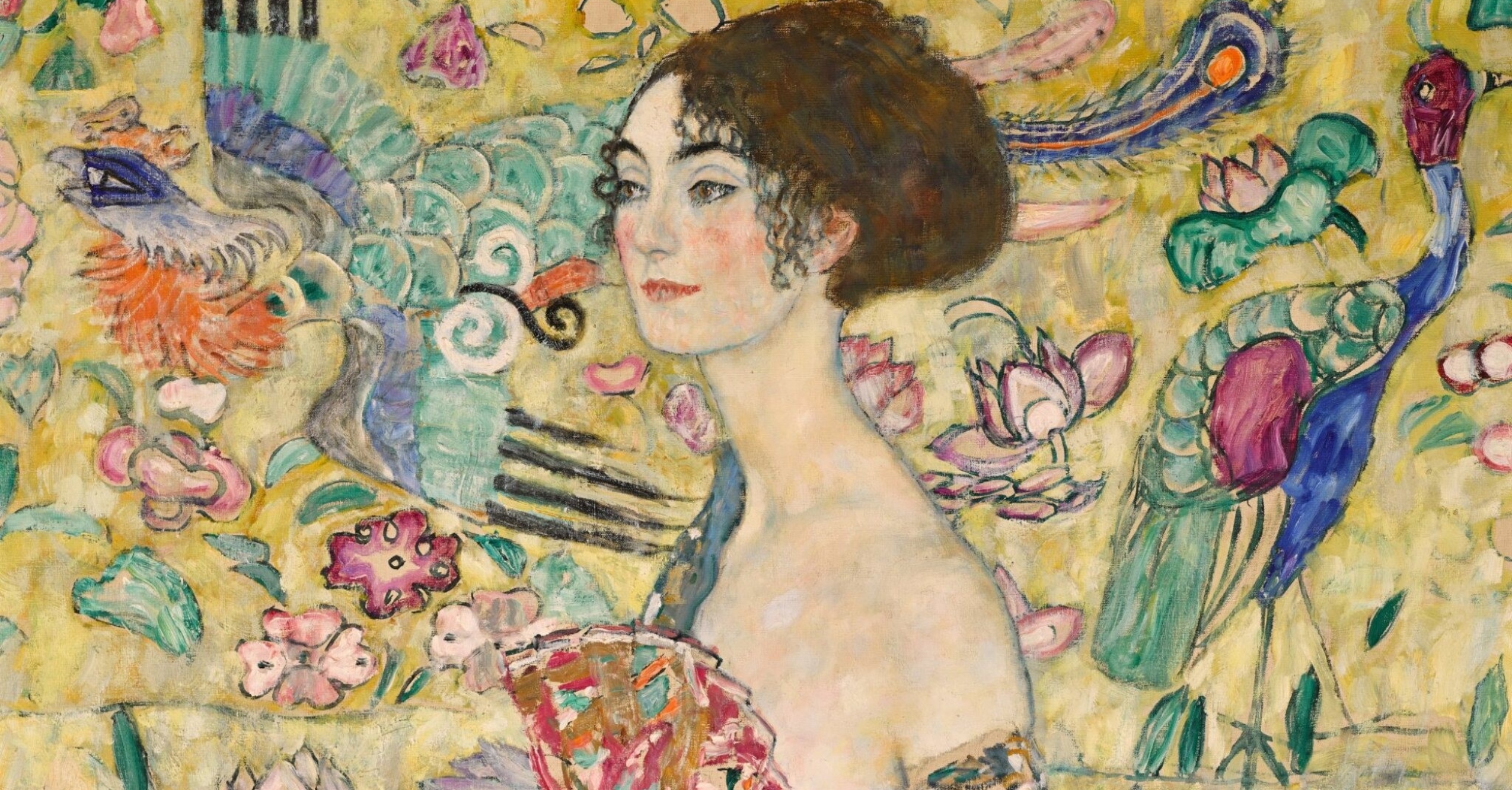 Gustav Klimt Lady With A Fan Promo This Gustav Klimt Painting Is The Most Expensive Artwork Ever