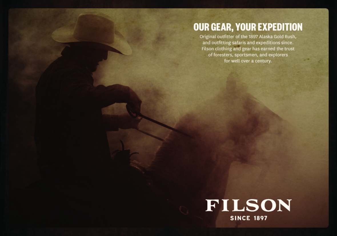 Filson Ij Pr Page 1 This Filson Capsule Collection Is Inspired By 'Indiana Jones And