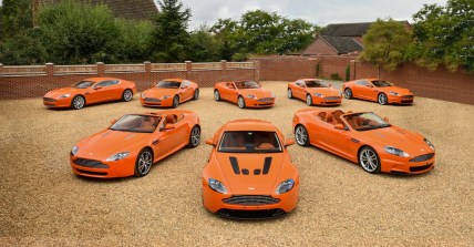 This Outrageous ‘Orange Collection’ Of Aston Martins Can Now Be Yours